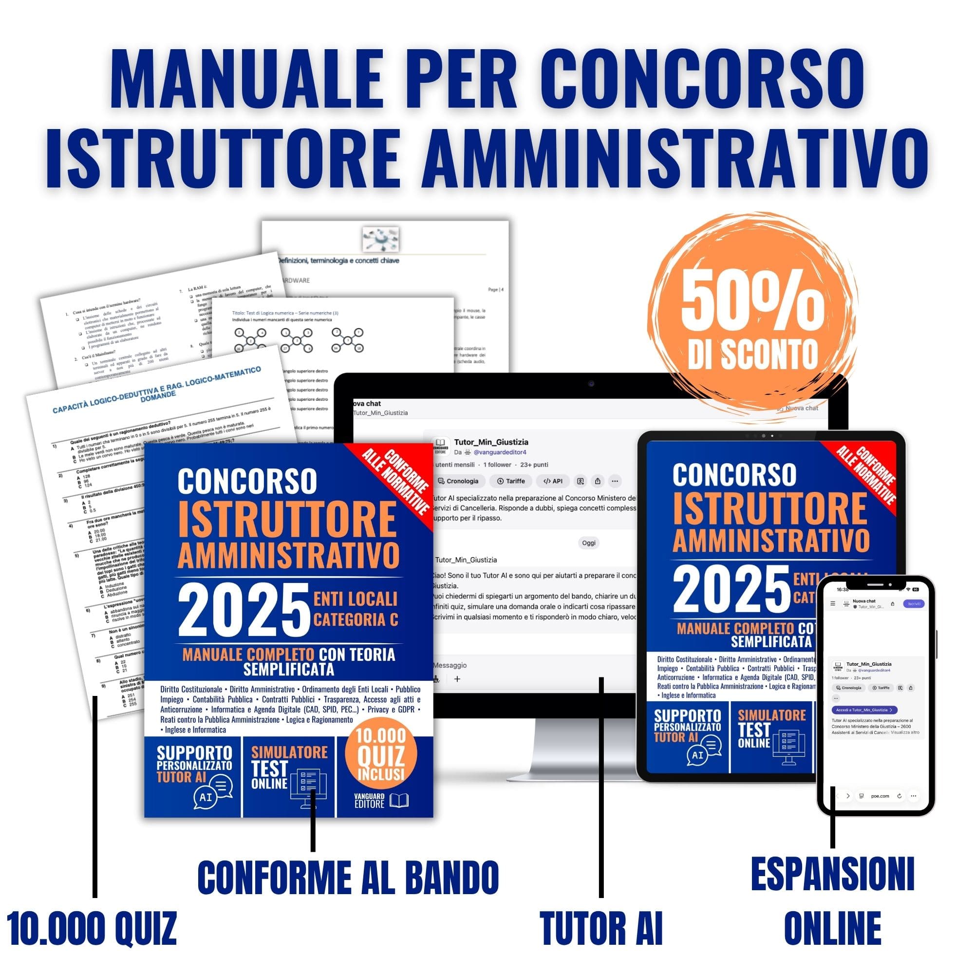 Manuale per Concorso Istruttore Amministrativo Enti Locali - Categoria C (pdf)