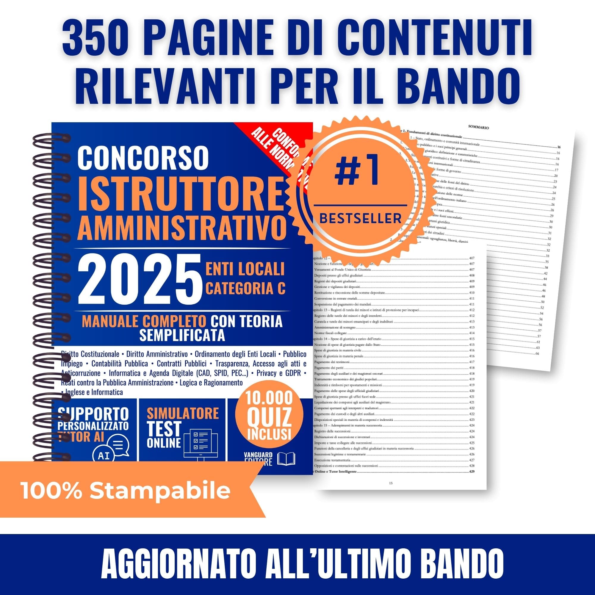 Manuale per Concorso Istruttore Amministrativo Enti Locali - Categoria C (pdf)