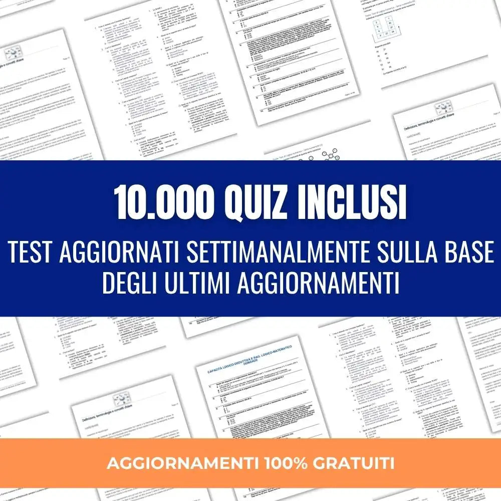 Concorso Ministero della Giustizia: Manuale Unico con Teoria e 10.000 Quiz per 6919 addetti all'ufficio per il processo (UPP), 1488 operatore di data entry e 712 tecnici di amministrazione | 9119 posti per la stabilizzazione del PNRR (pdf)