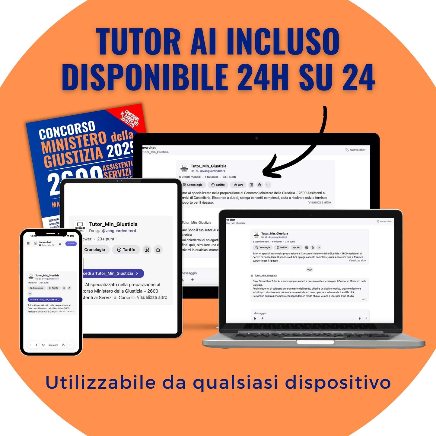 Manuale per Concorso Ministero della Giustizia - 2600 Assistenti ai Servizi di Cancelleria (pdf)