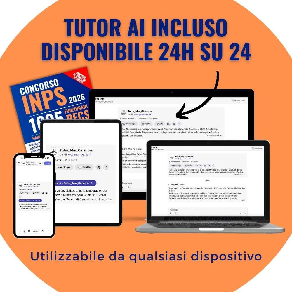 Manuale per Concorso INPS 2026 – 1.695 Funzionari PECS: Manuale Completo con Teoria, 10.000 Quiz, Simulatore Online e Risorse Digitali (pdf)